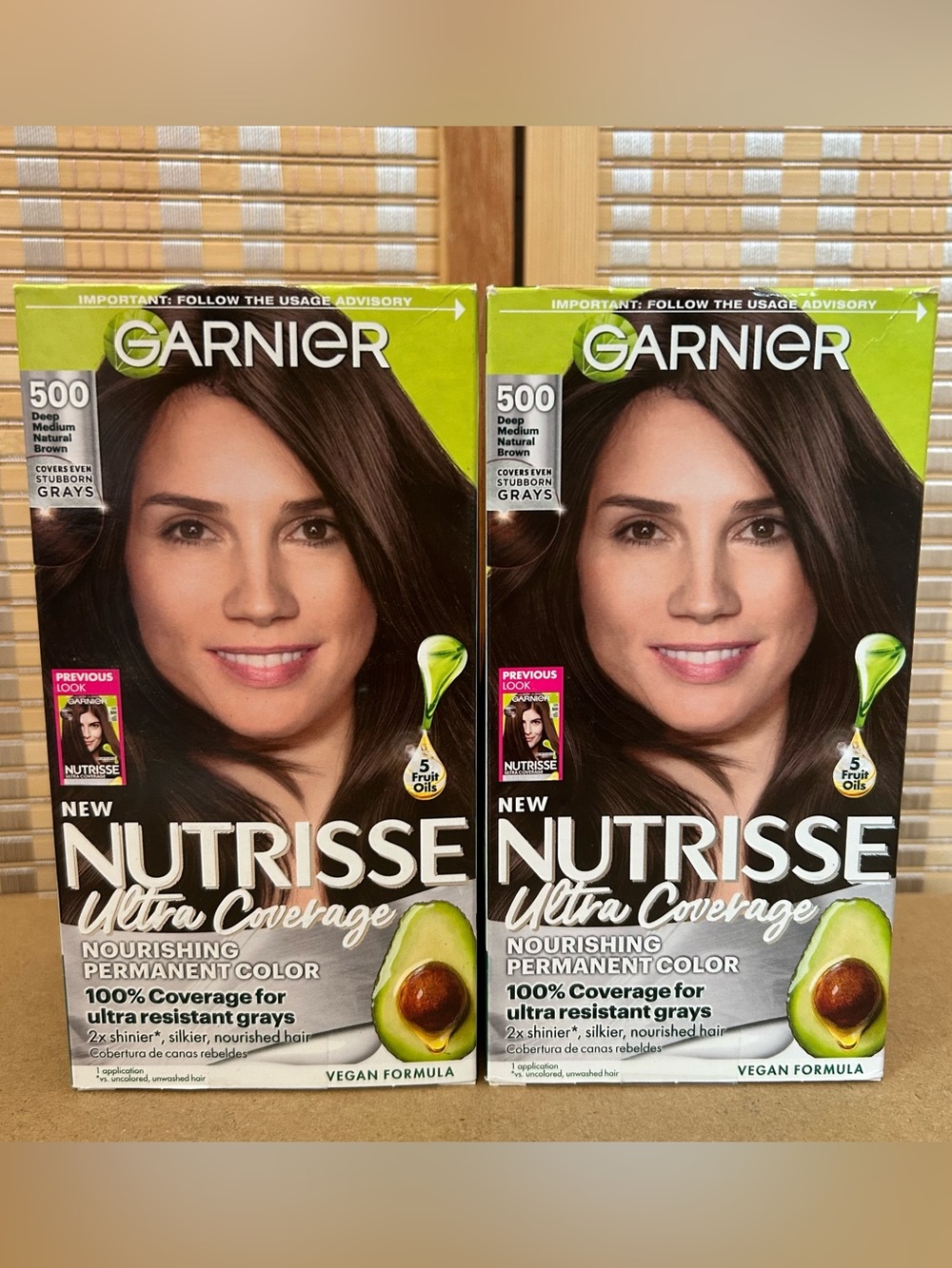 Garnier Nutrisse Nourishing Hair Color Glazed Walnut 500 lot